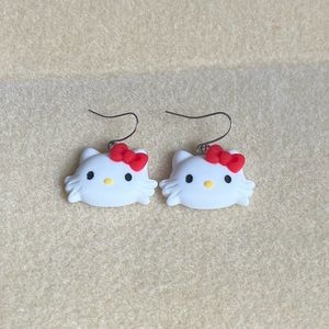 *3 for $20* Sanrio Hello Kitty Head Earrings